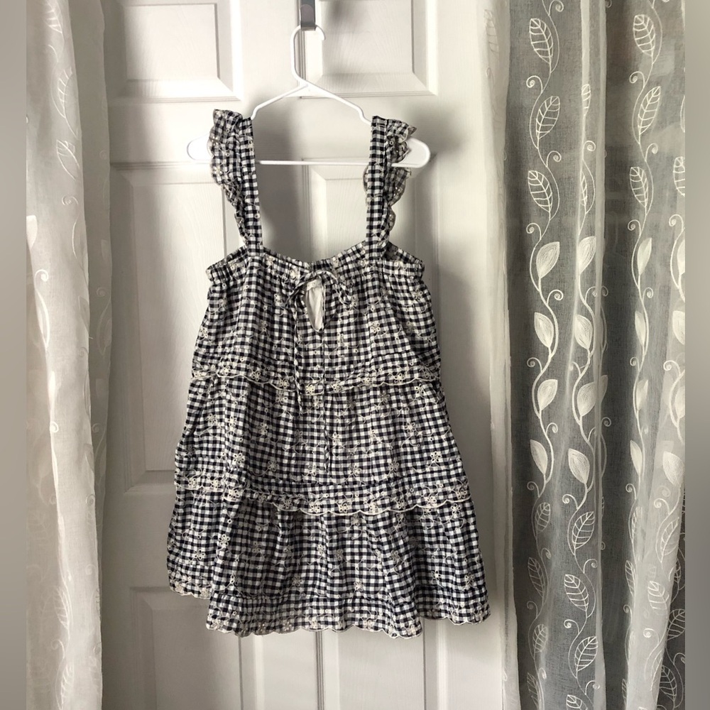 Altar'd State Black and White Gingham Dress